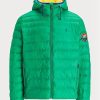 Grüne, wasserabweisende Ralph Lauren-Jacken für Herren