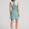 Grünes Jerseykleid mit grafischem Panel von Ralph Lauren für Damen