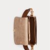 Hellbraune Satteltaschen aus Kalbsleder von Ralph Lauren Polo ID für Damen