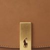 Hellbraune Satteltaschen aus Kalbsleder von Ralph Lauren Polo ID für Damen