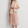 Hellrosa/Vanille Ralph Lauren Tayler Umhängetaschen aus Nappaleder für Damen