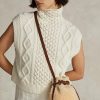 Honig/Creme Damen Ralph Lauren Shearling Mini Bellport Bucket Bags