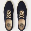 Indigoblaue Ralph Lauren Canvas-Sneaker für Herren