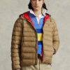 Khaki Ralph Lauren Packbare wasserabweisende Jacken für Herren