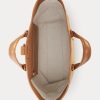 Khaki Ralph Lauren Welington Tote Bags aus Kalbswildleder für Herren