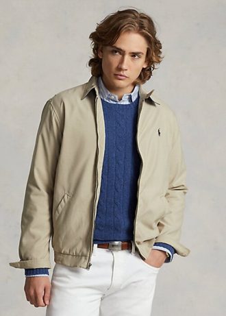 Khakifarbene Bi-Swing-Jacken von Ralph Lauren für Herren