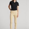 Khakifarbene Ralph Lauren GolfStretch-Sporthose für Damen