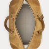 Khakifarbene Reisetaschen „Welington“ von Ralph Lauren aus Kalbswildleder für Herren