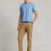 Khakifarbene Stretch-Chinohose im Slim Fit von Ralph Lauren für Herren