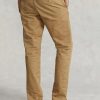 Khakifarbene Stretch-Chinohose im Slim Fit von Ralph Lauren für Herren