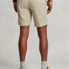 Khakifarbene Stretch-Chinoshorts für Herren von Ralph Lauren im Straight Fit