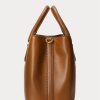 Lauren Tan Damen Ralph Lauren Leder Kleine Marcy Satchel Taschen