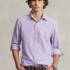 Lila Ralph Lauren Slim Fit Oxford-Hemden für Herren