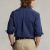 Marineblaue Chino-Arbeitshemden für Herren von Ralph Lauren in klassischer Passform