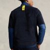 Marineblaue Fleecejacken für Herren von Ralph Lauren