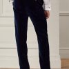 Marineblaue formelle Samthose „Gregory“ von Ralph Lauren für Herren