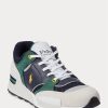 Marineblaue / goldene Ralph Lauren Trackster 200 Sneakers für Herren Marineblaue / goldene Ralph Lauren Trackster 200 Sneakers für Herren