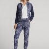 Marineblaue Jogginghose mit Bandana-Print für Damen von Ralph Lauren