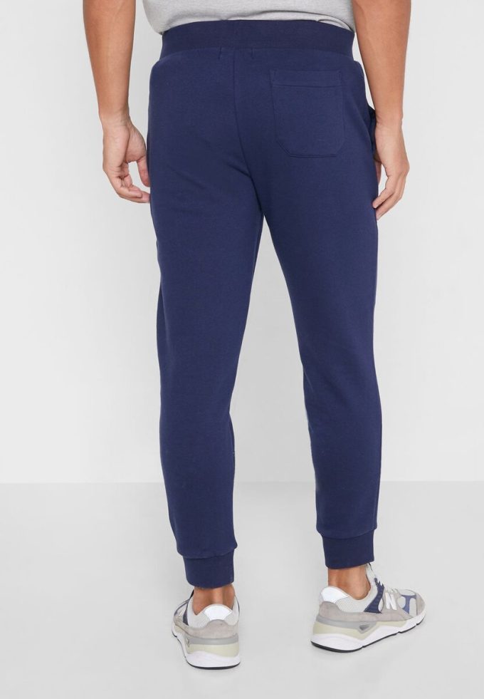 Marineblaue Jogginghose mit Bündchen und Logo von Ralph Lauren für Herren