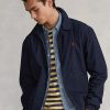 Marineblaue Polo Ralph Lauren Bayport Popeline-Jacken für Herren