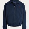Marineblaue Polo Ralph Lauren Bayport Popeline-Jacken für Herren
