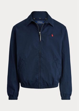 Marineblaue Polo Ralph Lauren Bayport Popeline-Jacken für Herren