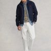 Marineblaue Polo Ralph Lauren Bayport Popeline-Jacken für Herren
