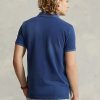 Marineblaue Poloshirts aus gefüttertem Mesh für Herren von Ralph Lauren in klassischer Passform