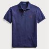 Marineblaue Poloshirts aus Mesh im Slim Fit von Ralph Lauren für Herren