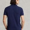 Marineblaue Poloshirts aus Mesh im Slim Fit von Ralph Lauren für Herren