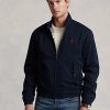 Marineblaue Ralph Lauren Baumwoll-Twill-Jacken für Herren
