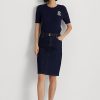 Marineblaue Ralph Lauren Denim-Röcke für Damen