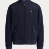 Marineblaue Ralph Lauren Hybrid-Bomberjacken für Herren