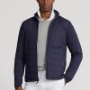 Marineblaue Ralph Lauren Hybrid-Mockneck-Jacken für Herren