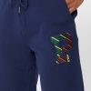 Marineblaue Ralph Lauren Jogginghose mit Kordelzug und Bündchen für Herren