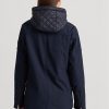 Marineblaue Ralph Lauren Kapuzenjacken für Damen