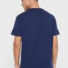 Marineblaue Ralph Lauren T-Shirts mit Rundhalsausschnitt und Print für Herren