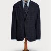 Marineblaue Ralph Lauren Unconstructed Sport-Blazer aus Baumwoll-Leinen für Herren