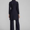 Marineblaue Ralph Lauren Woll-Serge-Jacken für Damen