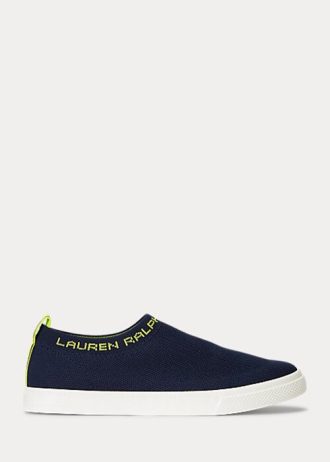 Marineblaue Slip-On-Sneakers „Jordyn“ von Ralph Lauren für Damen
