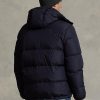 Marineblaue wasserabweisende Daunenjacken von Ralph Lauren für Herren
