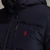 Marineblaue wasserabweisende Daunenjacken von Ralph Lauren für Herren