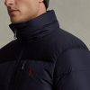 Marineblaue wasserabweisende Daunenjacken von Ralph Lauren für Herren
