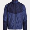 Marineblaue wasserabweisende Ripstop-Jacken von Ralph Lauren für Herren