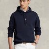 Marineblauer Ralph Lauren Doppelstrick-Hoodie für Herren