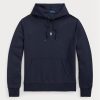 Marineblauer Ralph Lauren Doppelstrick-Hoodie für Herren