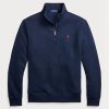 Marineblaues Ralph Lauren The Rl Fleece-Sweatshirt für Herren