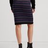 Mehrfarbige Bleistiftröcke aus Baumwollmischung mit Fair-Isle-Muster von Ralph Lauren für Damen