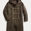 Mehrfarbige Dufflecoats aus karierter Wolle von Ralph Lauren für Damen