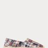Mehrfarbige Ralph Lauren Cevio Crest Madras Espadrille für Herren